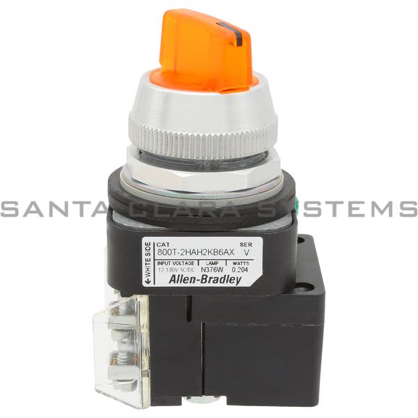 Allen Bradley 800T-2HAH2KB6AX Selector Switch Product Image