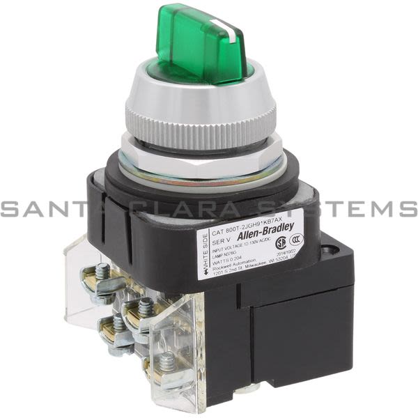 Allen Bradley 800T-2JGH91KB7AX Selector Switch Product Image