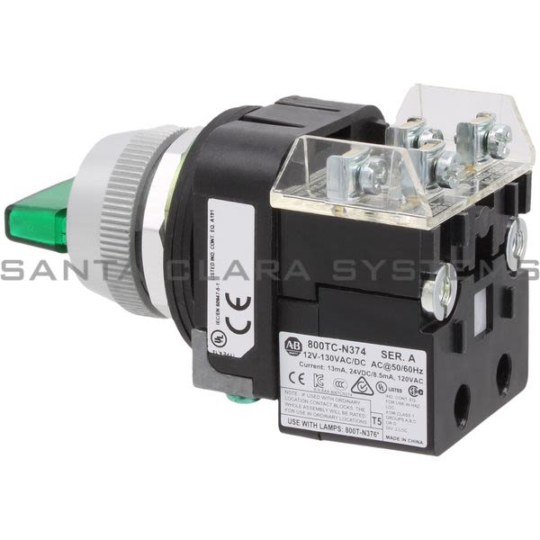 Allen Bradley 800T-2JGH91KB7AX Selector Switch Product Image