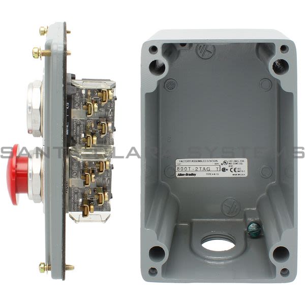 Allen Bradley 800T-2TAG Pushbutton Station Product Image