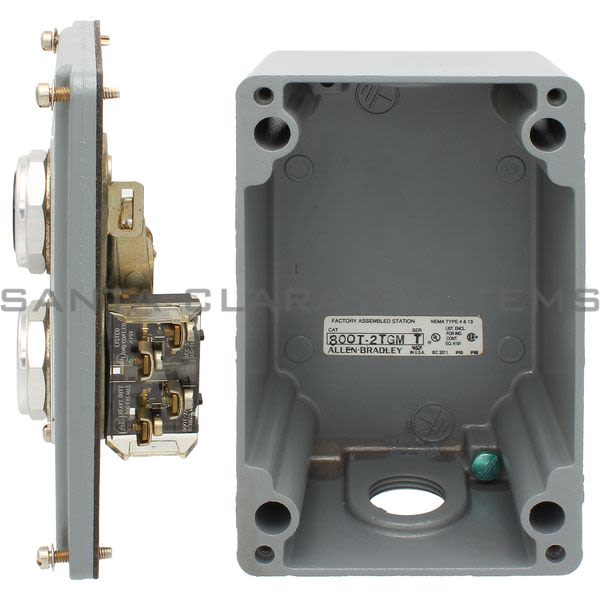 Allen Bradley 800T-2TGM Pushbutton Station Product Image