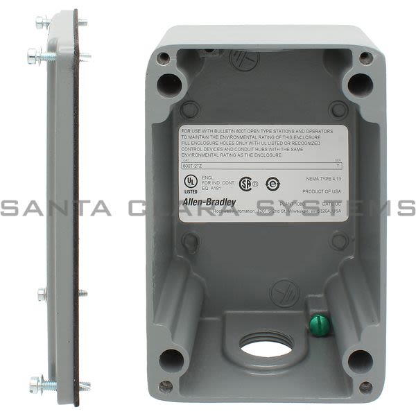 Allen Bradley 800T-2TZ Push Button Enclosure | 2-Hole Product Image