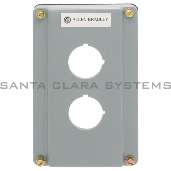 Allen Bradley 800T-2ZT Die Cast Flush Plate Type 4,13 (2 Units) Product Image