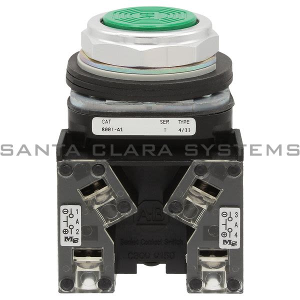 Allen Bradley 800T-A1A2Y Pushbutton Product Image