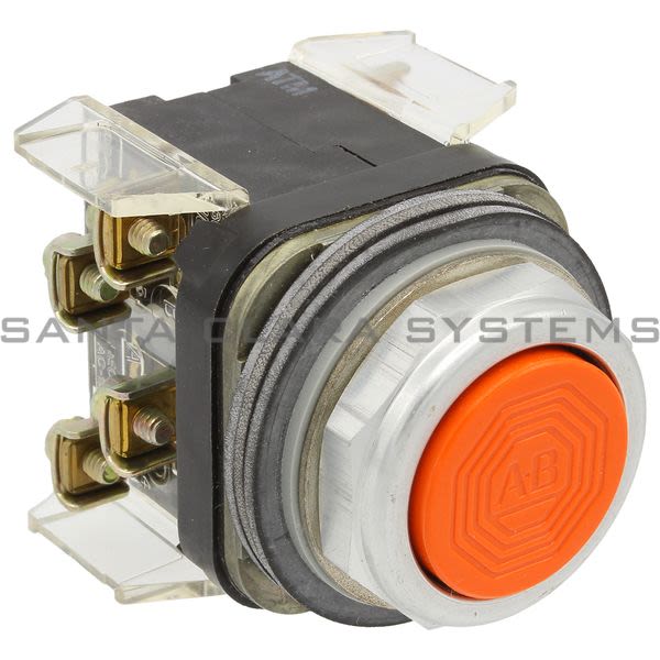 Allen Bradley 800T-A3B Push Button Switch | Orange Flush Product Image