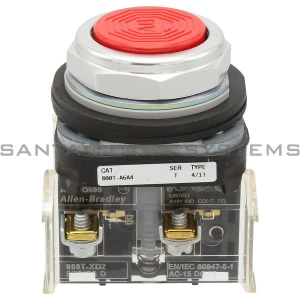 Allen Bradley 800T-A6A4  Pushbutton Product Image