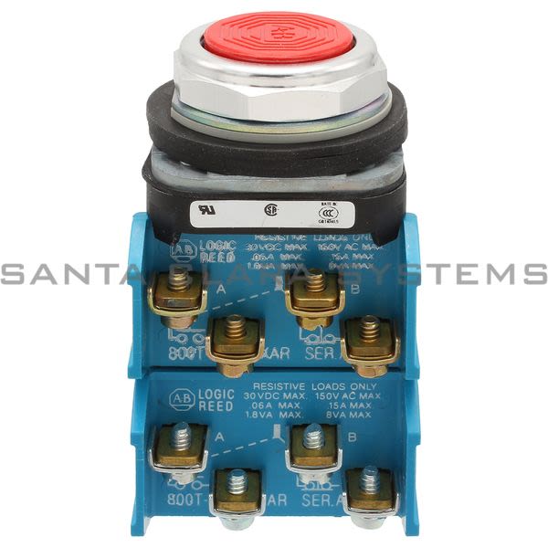 Allen Bradley 800T-A6CR Push Button Product Image
