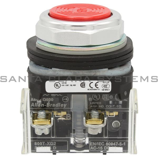 Allen Bradley 800T-A6D2  Pushbutton Product Image