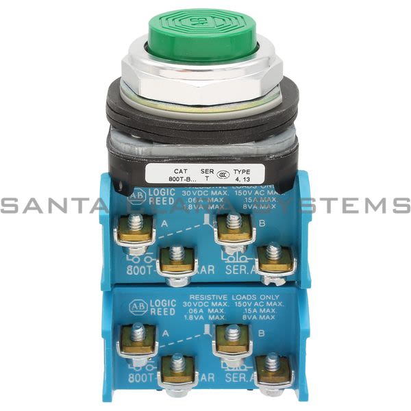 Allen Bradley 800T-B1CR Push Button Product Image