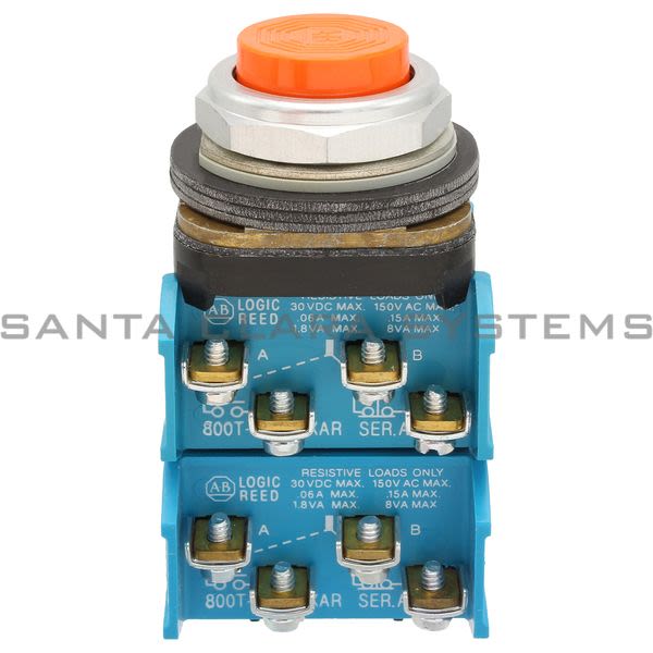 Allen Bradley 800T-B3CR Push Button Product Image