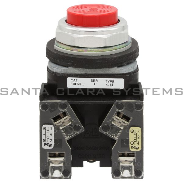 Allen Bradley 800T-B6AY Pushbutton Product Image