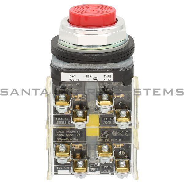Allen Bradley 800T-B6H Pushbutton Product Image