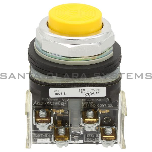 Allen Bradley 800T-B9B Push Button Product Image