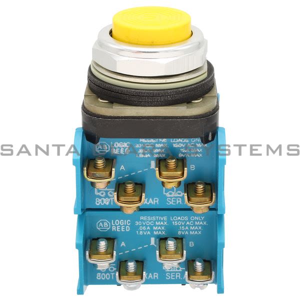 Allen Bradley 800T-B9CR Push Button Product Image