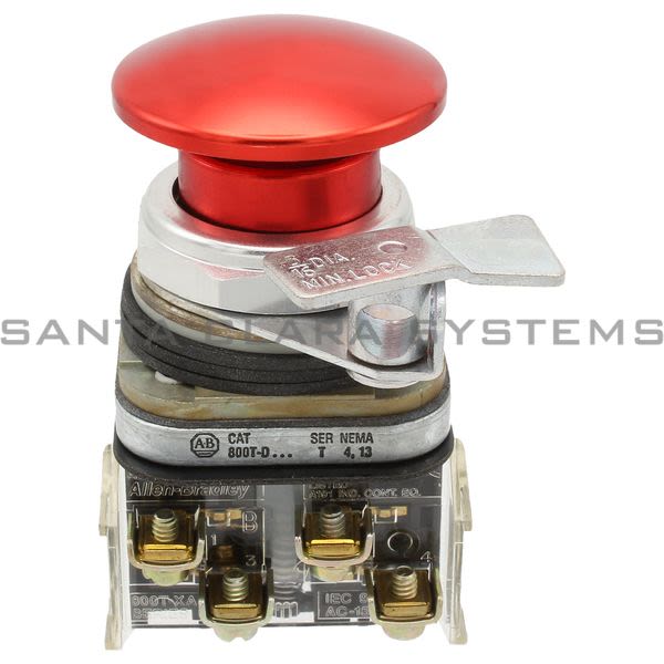 Allen Bradley 800T-D6QB Pushbutton Product Image