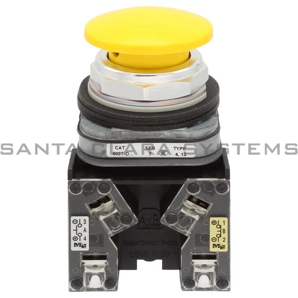 Allen Bradley 800T-D9BY Push Button Product Image