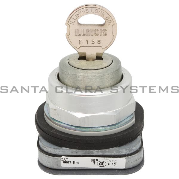 Allen Bradley 800T-E14 Pushbutton Dead Bolt Lock Product Image