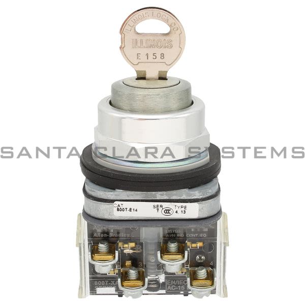 Allen Bradley 800T-E14A Pushbutton Dead Bolt Lock Product Image