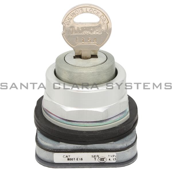 Allen Bradley 800T-E15 Cylinder Lock Pushbutton Product Image