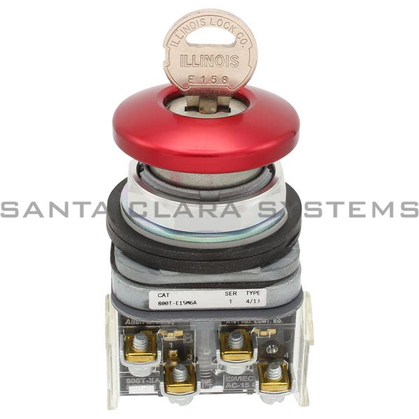 Allen Bradley 800T-E15M6A Push Button Product Image