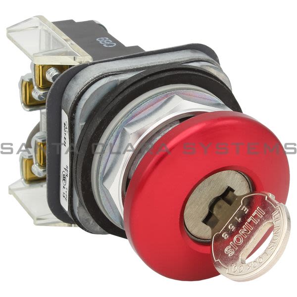 Allen Bradley 800T-E24M6A Red Mushroom Lock Device Product Image