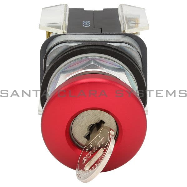 Allen Bradley 800T-E24M6B Push Button Cylinder Lock Product Image
