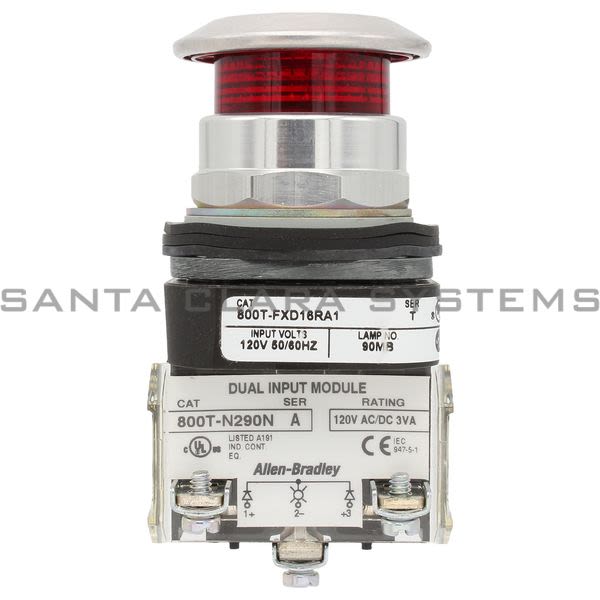 Allen Bradley 800T-FXD16RA1 Pushbutton Product Image
