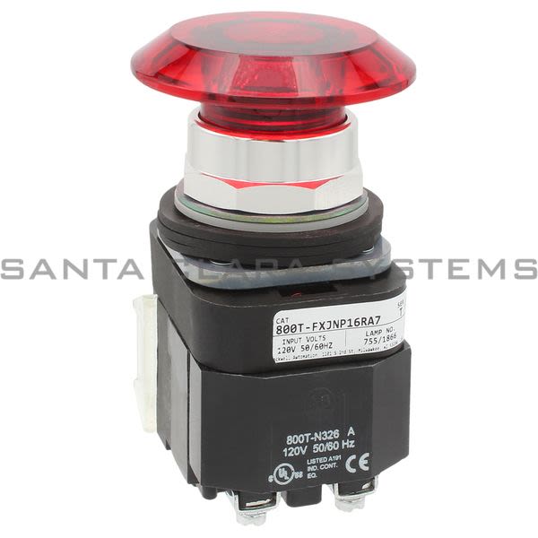 Allen Bradley 800T-FXJNP16RA7 Push Button Product Image