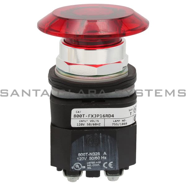 Allen Bradley 800T-FXJP16RD4 Pushbutton Product Image