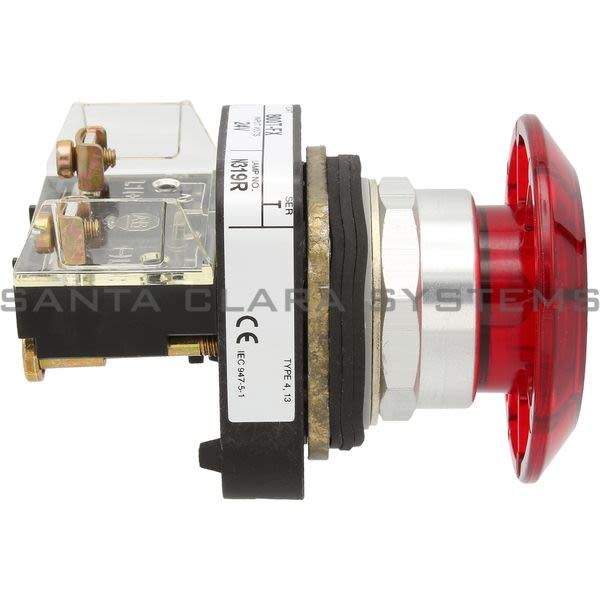 Allen Bradley 800T-FXJQH24R Push Button Jumbo Illuminated Product Image