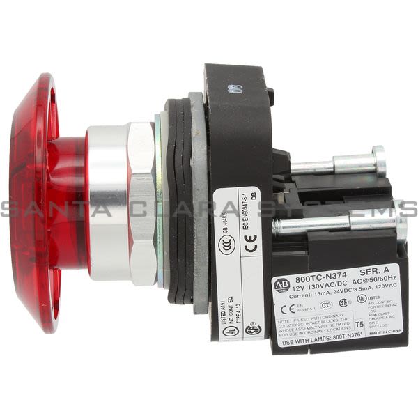 Allen Bradley 800T-FXJQH2R Push Button Product Image