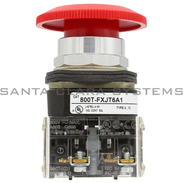 Allen Bradley 800T-FXJT6A1 Pushbutton Product Image