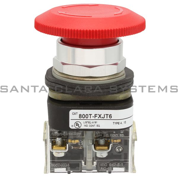 Allen Bradley 800T-FXJT6D4 Pushbutton Product Image