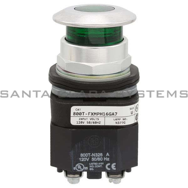 Allen Bradley 800T-FXMPH16GA7 Push Button Product Image
