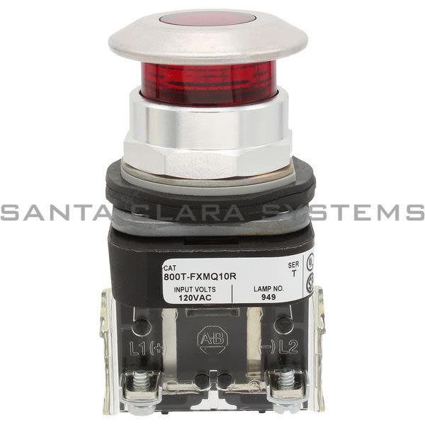 Allen Bradley 800T-FXMQ10R Push Button Product Image
