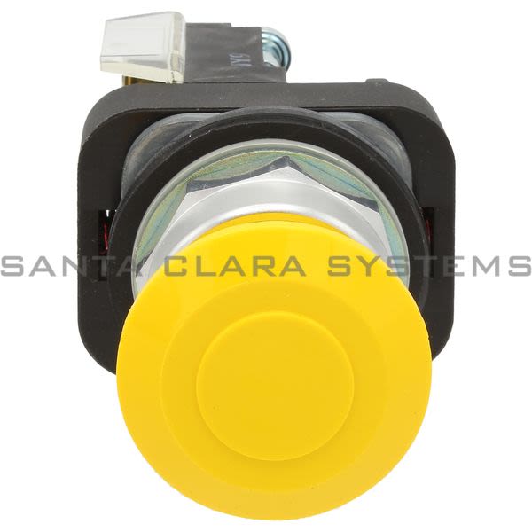 Allen Bradley 800T-FXN9A Push Button, 3 Pos. Non-Illum., Mushrm HD (Push-Pull), Yellow, 1 NO-1 NC Product Image