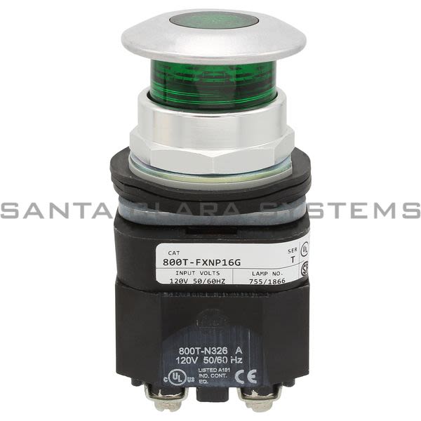Allen Bradley 800T-FXNP16GA Pushbutton Product Image