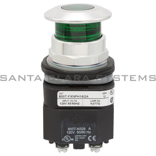 Allen Bradley 800T-FXNPH16GA Pushbutton Product Image