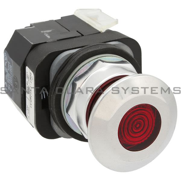 Allen Bradley 800T-FXP26RA1 Pushbutton Red Push/Pull Product Image