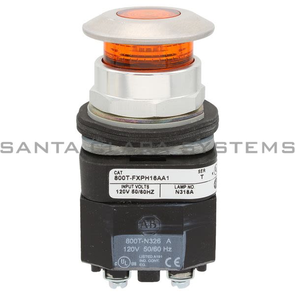 Allen Bradley 800T-FXPH16AA1 Push Button Product Image
