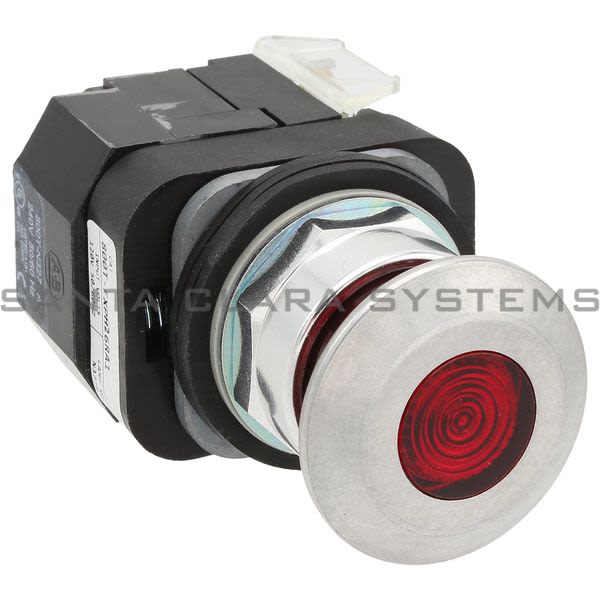 Allen Bradley 800T-FXPH26RA1 Pushbutton Illuminated Push-Pull Red Product Image