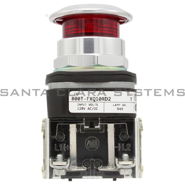 Allen Bradley 800T-FXQ10RD2 Pushbutton Product Image
