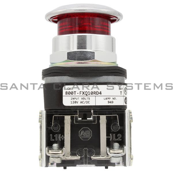 Allen Bradley 800T-FXQ10RD4 Pushbutton Product Image