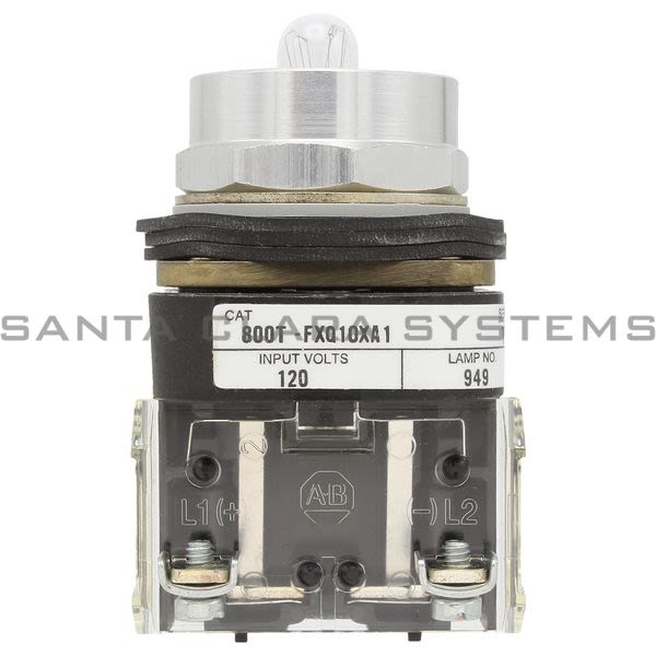 Allen Bradley 800T-FXQ10XA1 Illuminated Push Button Type 4,13 2 Position Push-Pull Full Voltage 120V W/O Cap 1 N.O. 1 N.C. (lb) Product Image