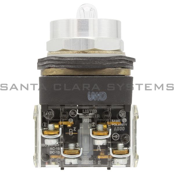 Allen Bradley 800T-FXQ10XA1 Illuminated Push Button Type 4,13 2 Position Push-Pull Full Voltage 120V W/O Cap 1 N.O. 1 N.C. (lb) Product Image