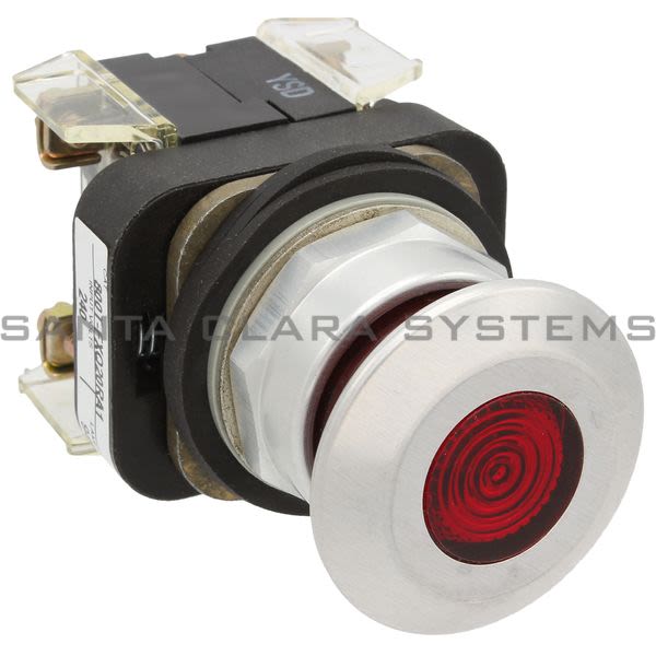 Allen Bradley 800T-FXQ20RA1 Illuminated Type 4,13 2 Position Push-Pull Full Voltage 240V Red Cap Product Image