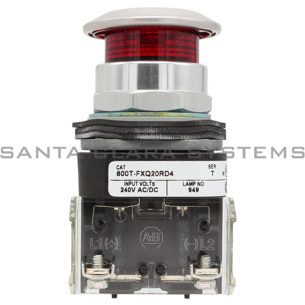 Allen Bradley 800T-FXQ20RD4 Illuminated Push-Pull Button Product Image