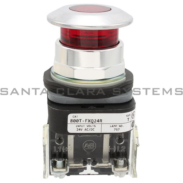 Allen Bradley 800T-FXQ24R Pushbutton Product Image