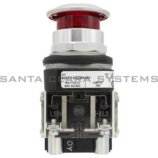 Allen Bradley 800T-FXQ24RA4Y Push Button Product Image