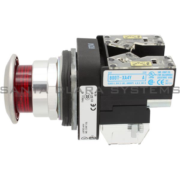 Allen Bradley 800T-FXQ24RA4Y Push Button Product Image